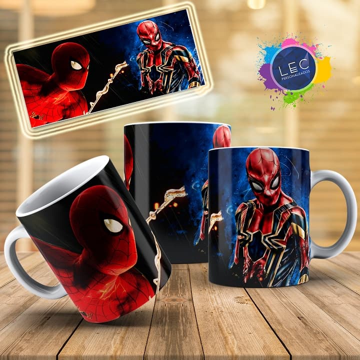CANECA DE PORCELANA HOMEM ARANHA - CANECAS PERSONALIZADAS