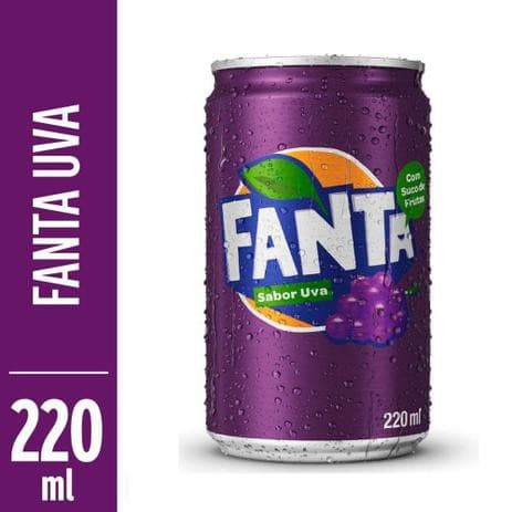 Refrigerante Fanta Uva 220ml Lata C/10 Unidades