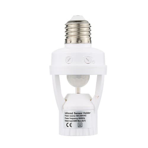 Led Infrared Sensor Movimento E27 Da Detecção Pir 360 Grau