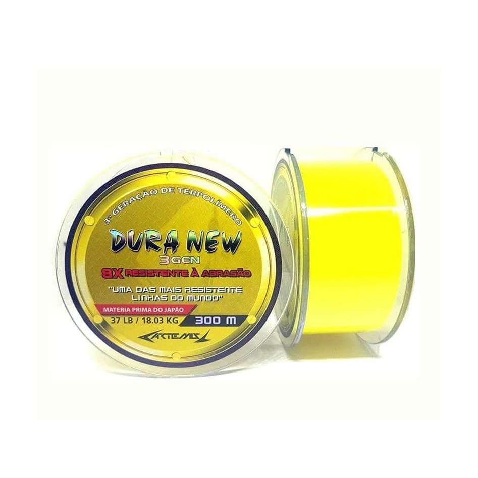Linha Duranew Soft Pesca Várias Cores e medidas Baixa memória Duranium  300m