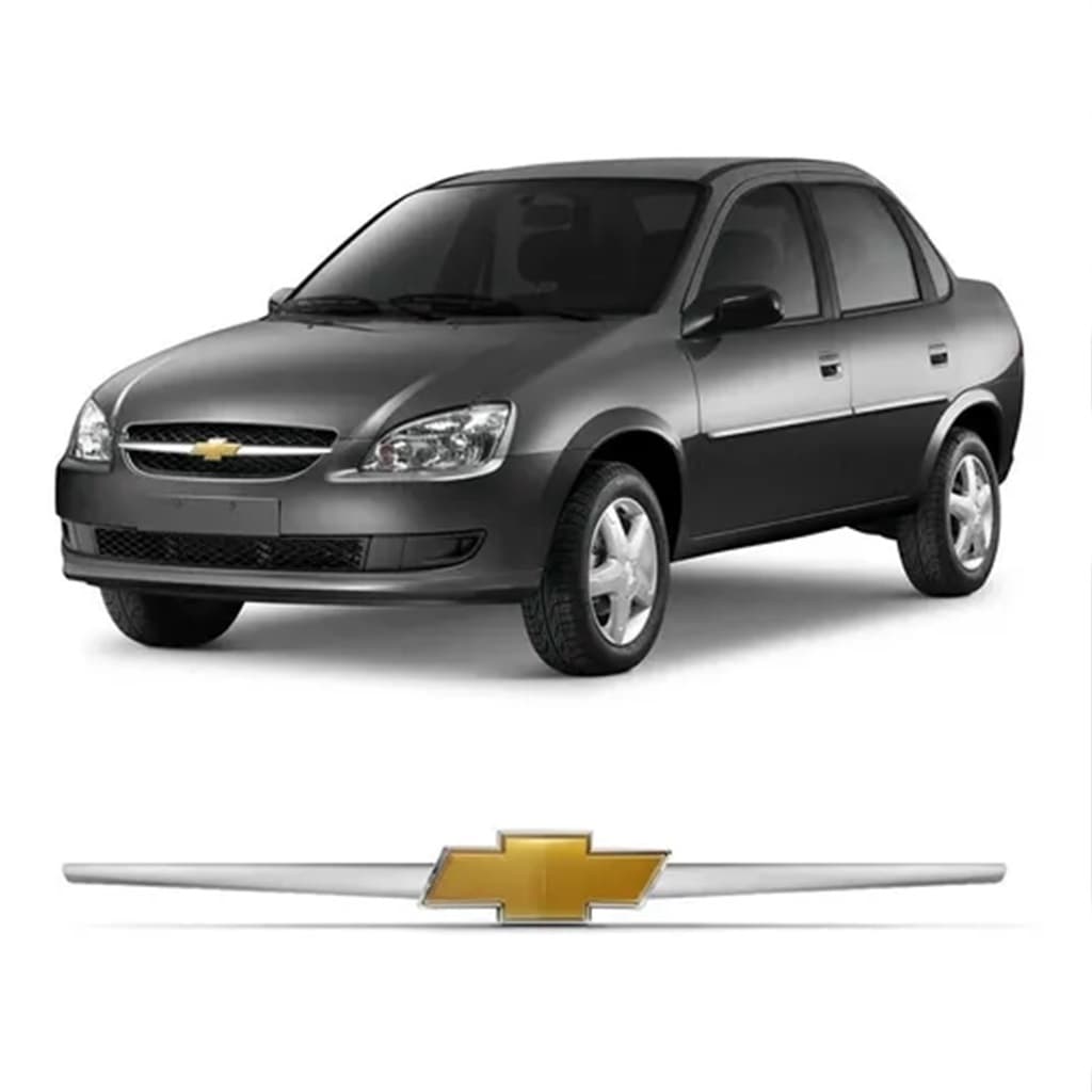 Friso Grade Corsa Classic 2010 Até 2017 Cromado Com Dourado