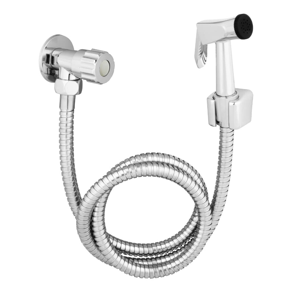 Ducha Higienica Metal Completa Registro Redondo Banheiro Lavabo Ducha de Mão Banheiro