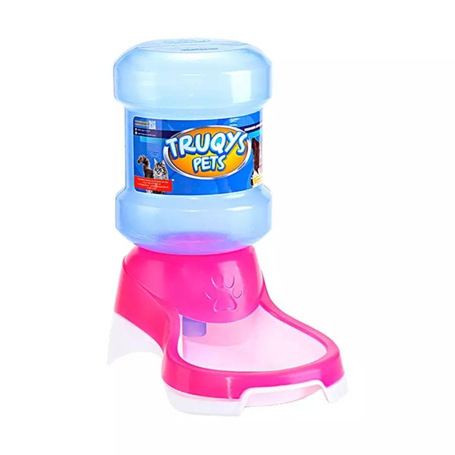 Bebedouro Automático Para Pets Rosa 2l - Truqys Pets