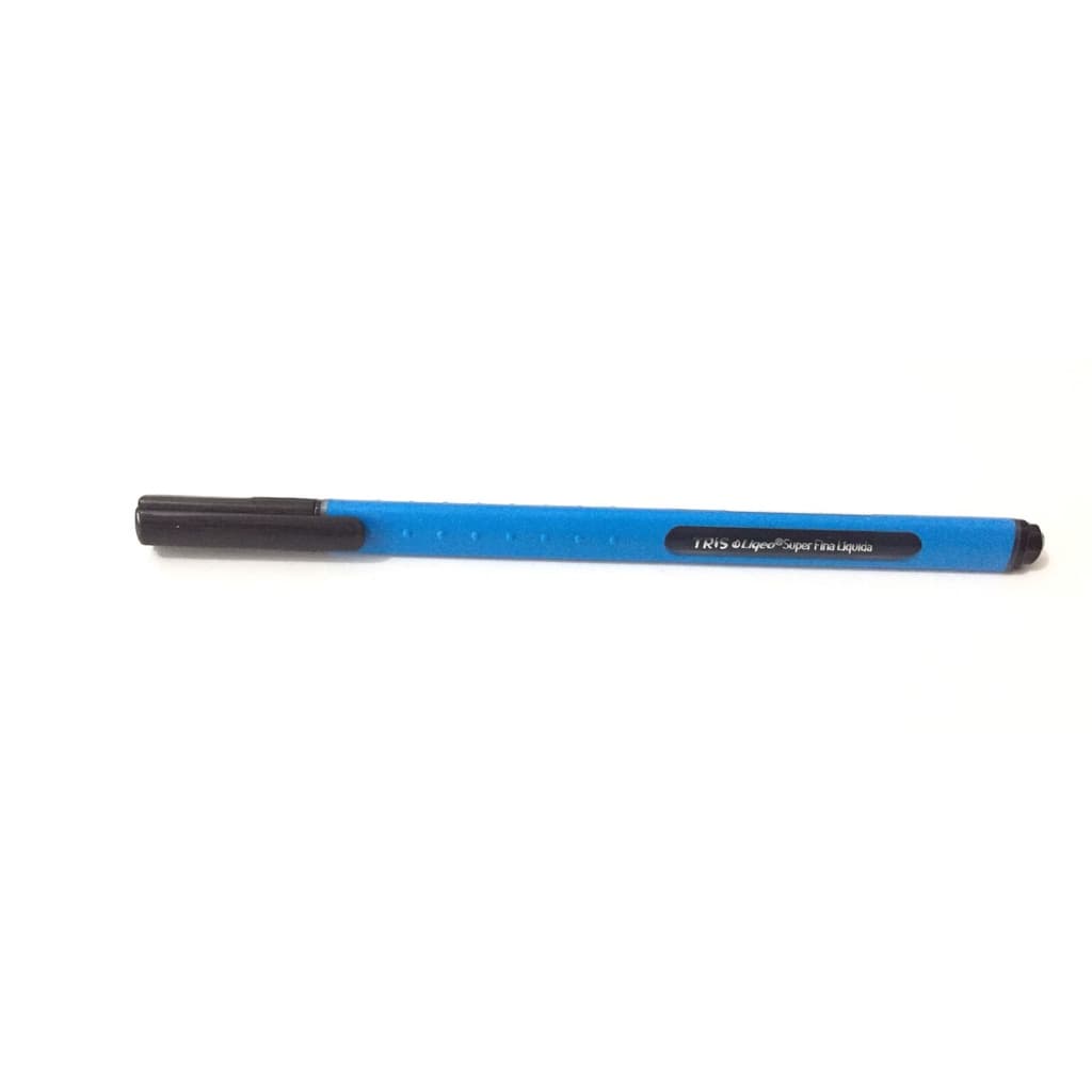 CANETA SUPER FINA LIQEO PRETO TRIS