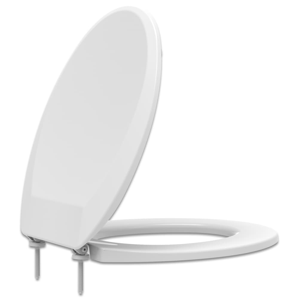 Tampa De Sanitário Oval Incepa Universal Flamingo Prime Antimicrobiana Branco