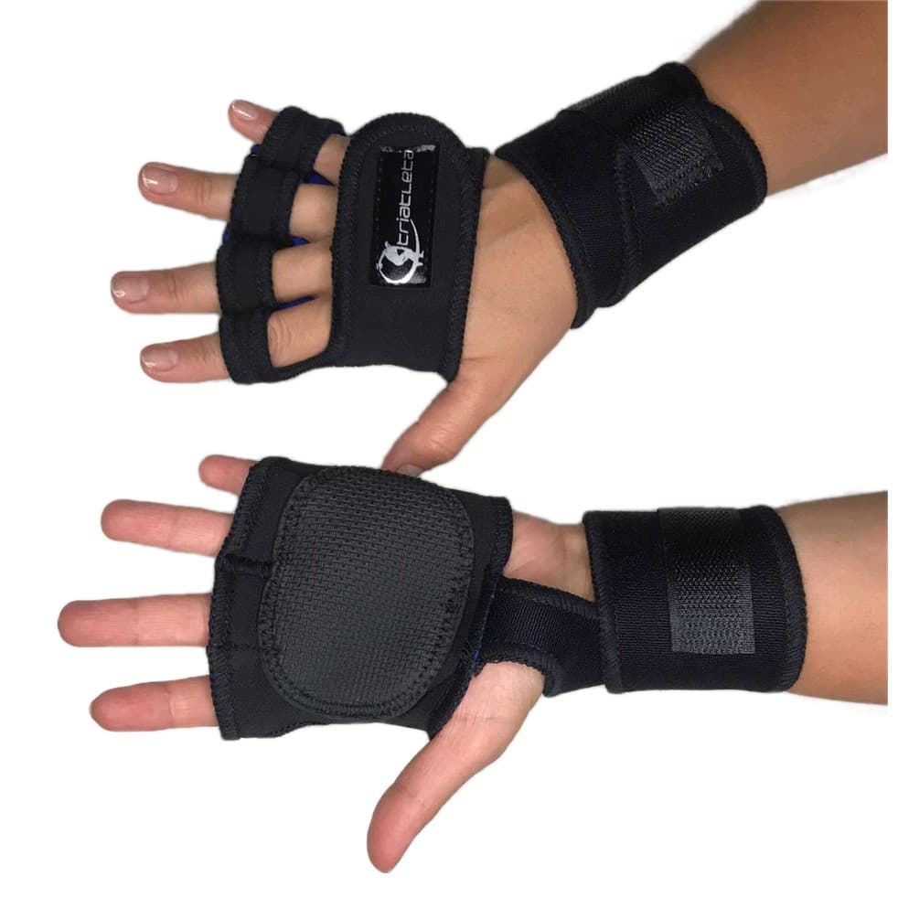 luva para musculação com munhequeira Triatleta em Neoprene
