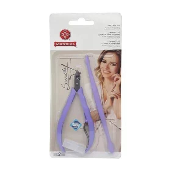 Conjunto Alicate e Espátula Dupla Mundial Sandy 756-S