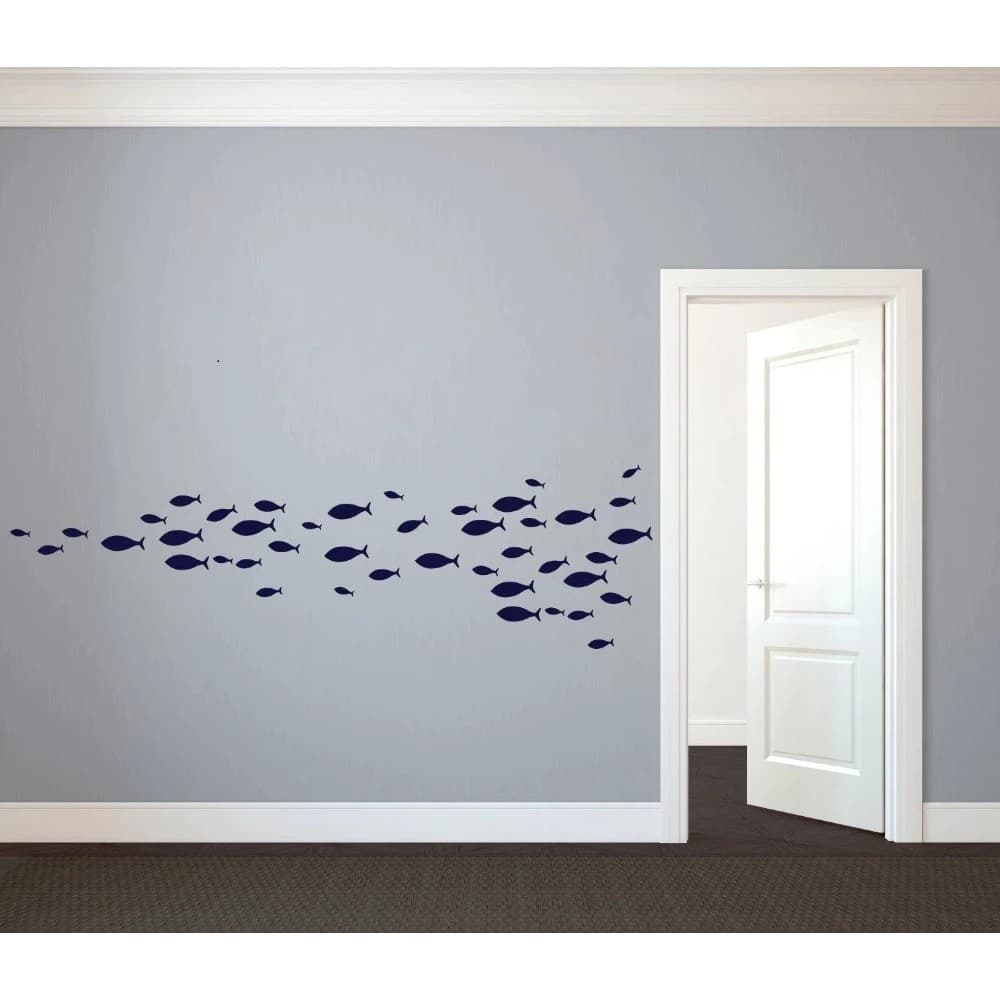 111 Adesivos Decoração De Parede Peixes Tamanhos Variados