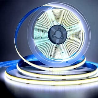 Fita Ultra Led Cob Branco Frio 5m 6000k Ip20 320 Leds 60w Sanca Espelho Super Brilho 12v