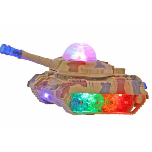 Brinquedo Tank Armored Car Tanque De Guerra Anda Luzes Som