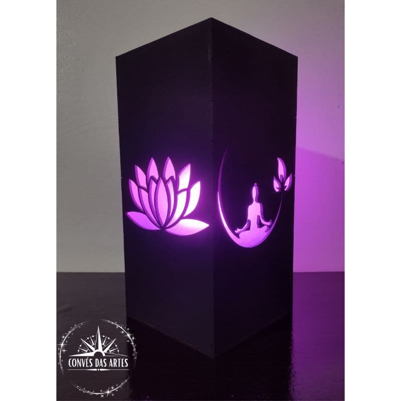 Luminária Meditação/Yoga/Zen/Decoração/RBG