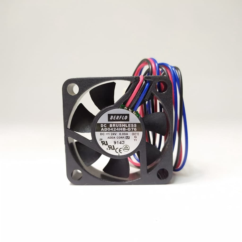 Micro Cooler Fan Ventoinha 40x40x10 4cm 24v 0.09AMP 3 Fios Rolamento