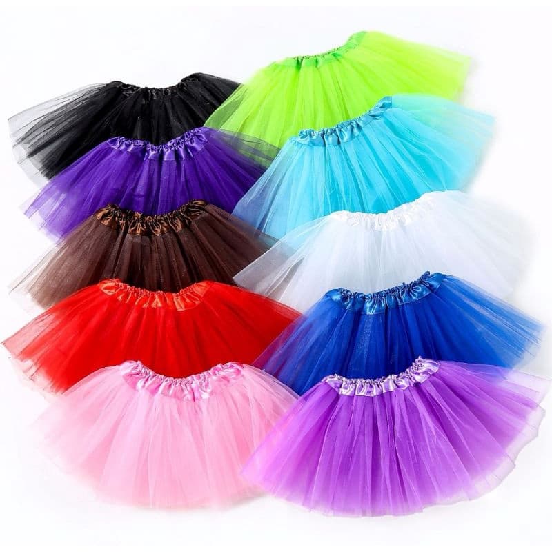 Saia tule liso P/festa Carnaval Bailarina e Fantasia 30cmcomprito infantil e 40cm comprito