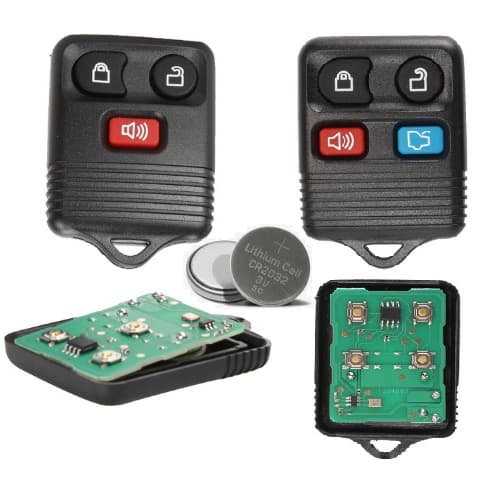 Controle Remoto Alarme Ford Fiesta Ka Ecosport Ranger Fusion 2008 2009 2010 2011 2012 2013 4 e 3 Botões