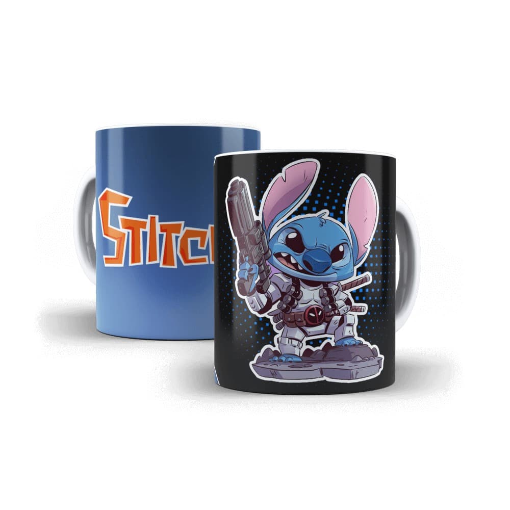 Caneca Personalizada Stitch Porcelana