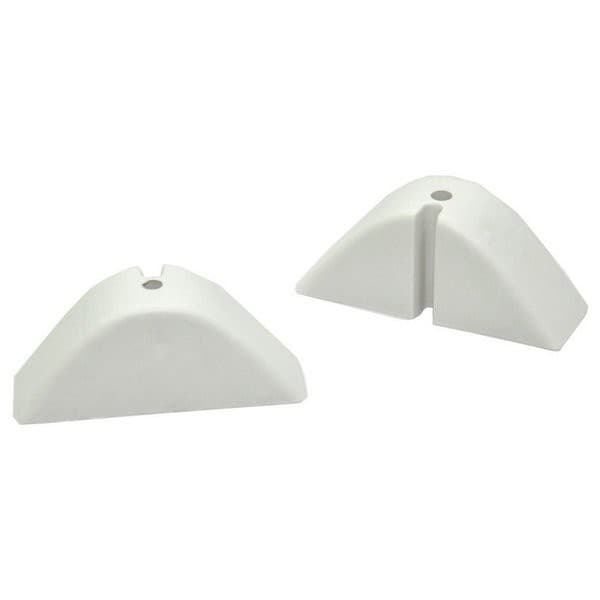 Kit 50 Calço Para Telhas Eternit Brasilit Onda Alta - Branco