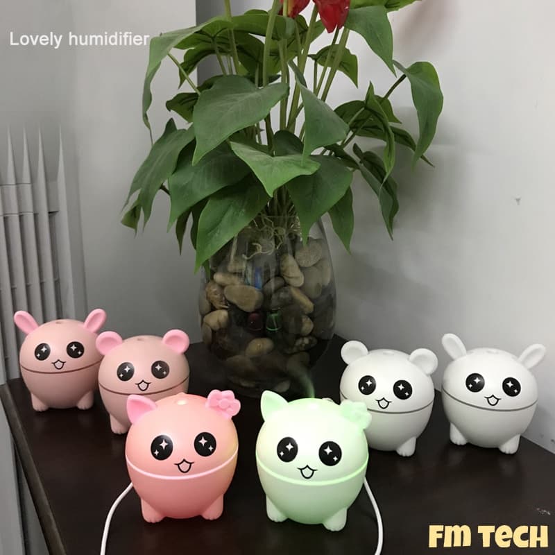 Umidificador Aromatizador Ambiente ultra-sônico Difusor LED USB mudo
