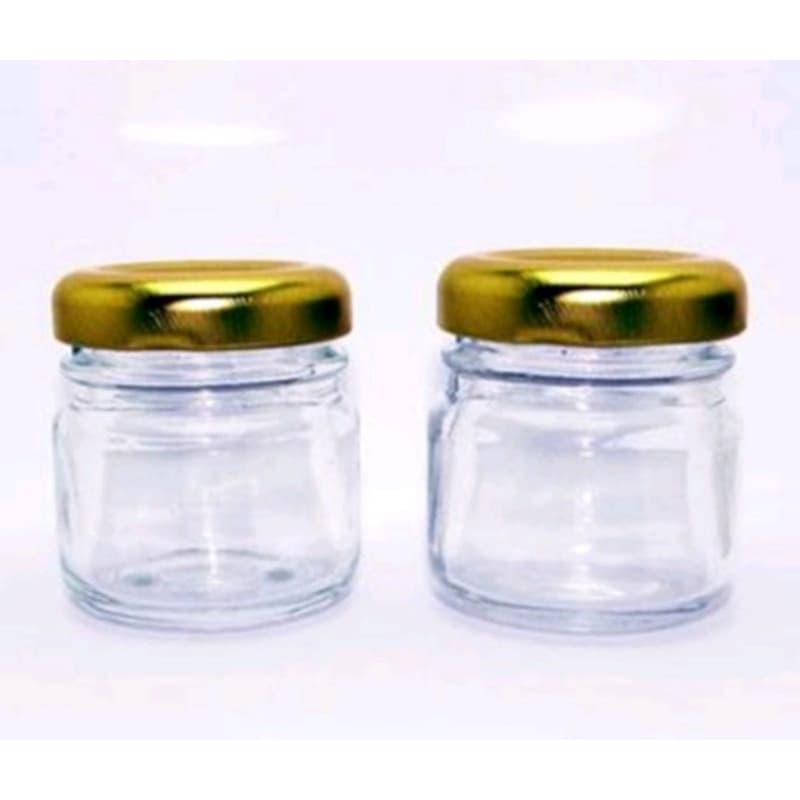 20-potes geleia 40ml redondo com tampa metal