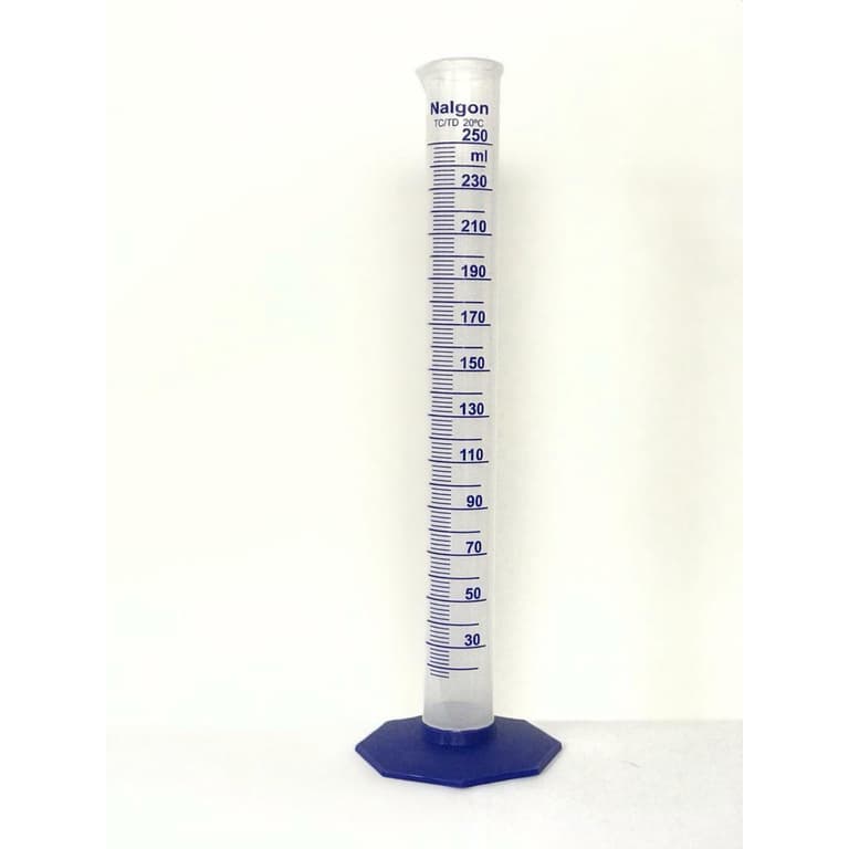 PROVETA EM PP AUTOCLAVÁVEL CAP.250ML SUBD.2 ML -REF. 900 NALGON