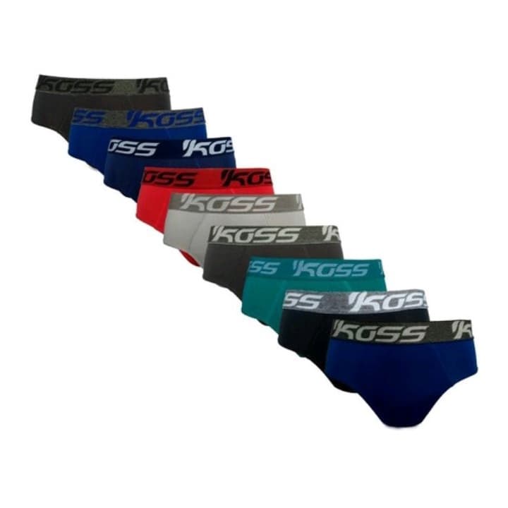Kit 5  Cuecas Slip Tradicional Microfibra