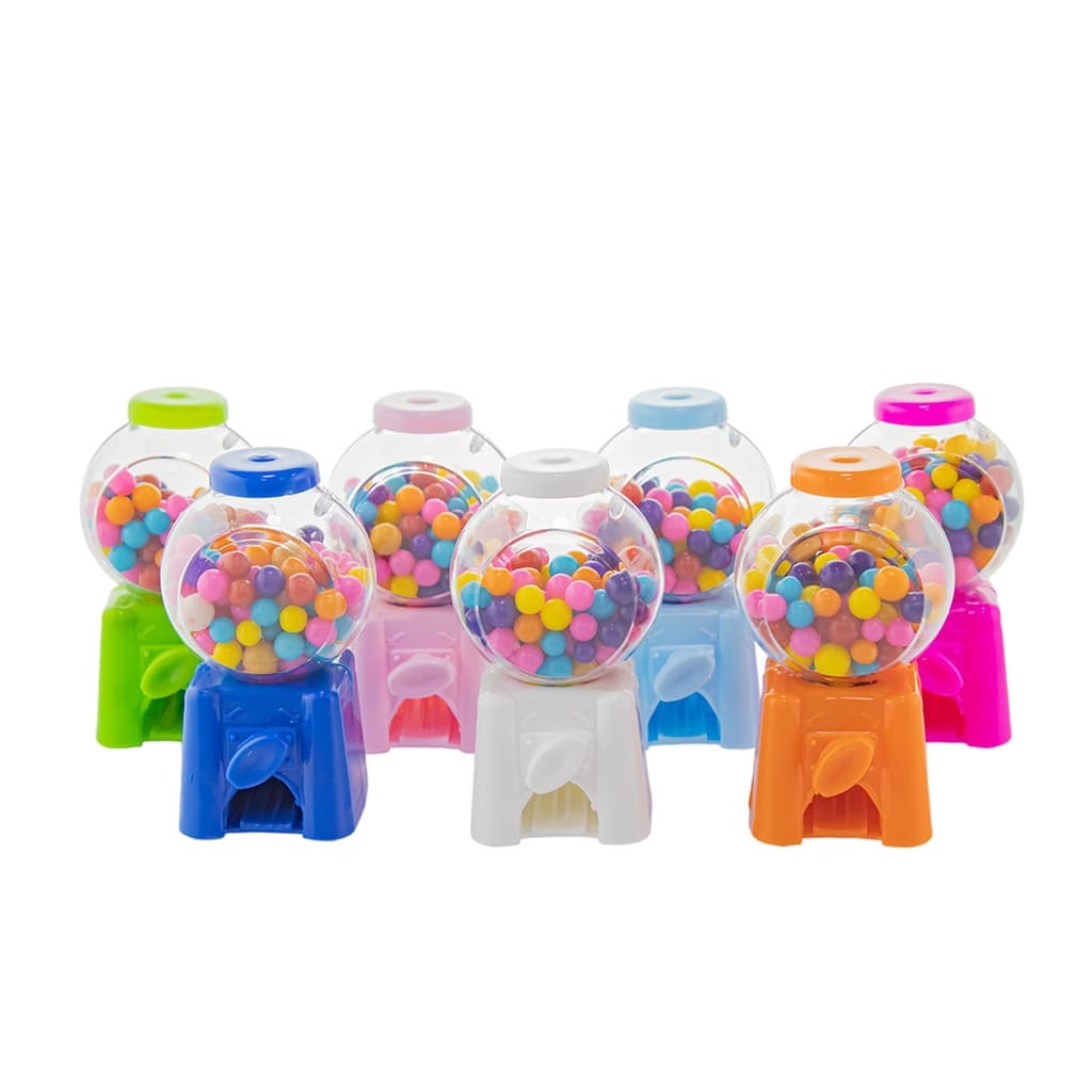 Mini Baleiro Candy Machine Diversas Cores com 6 Unidades para Decoração e Lembrancinhas Doces Mini Balas Balinhas Festas