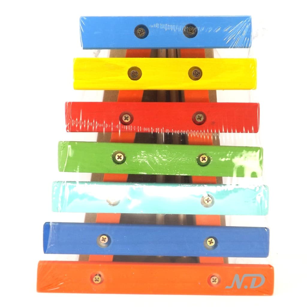 Xilofone Infantil Musical em Madeira Educativo c/2 Baquetas
