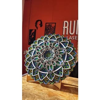 Mandala 3D Floral - 30cm - Brazuka