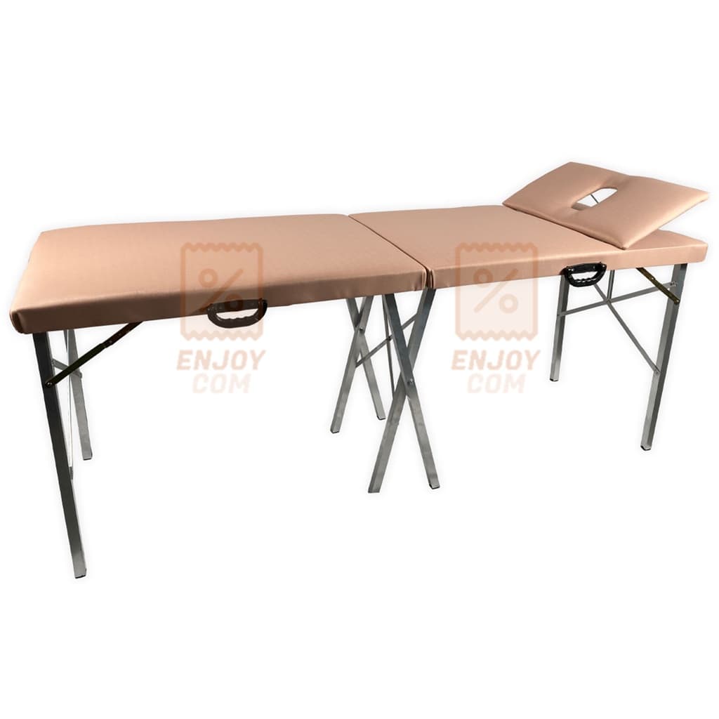 Maca Estética Dobrável Cabeceira com Respiro 200kg 65cm Largura ROSE GOLD