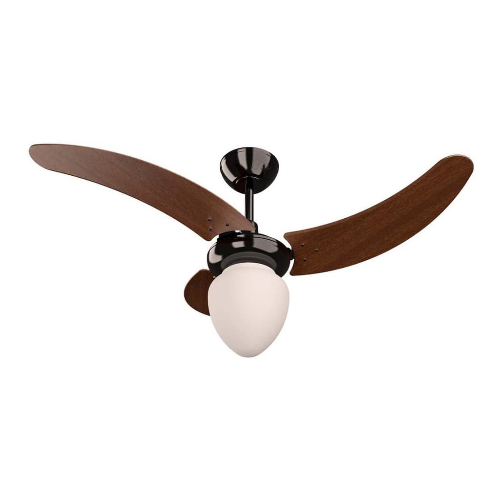 Ventilador De Teto Tron Buzios Max Preto/mogno 127v