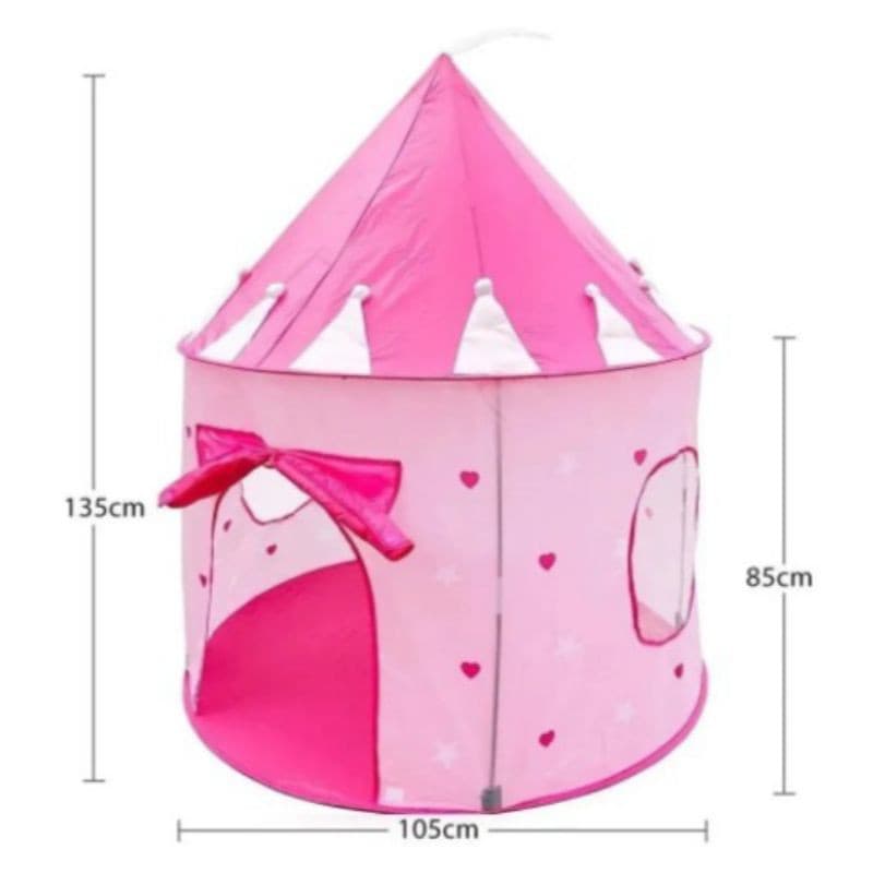 Barraca Infantil Dobrável Tenda Castelo Das Princesas Cabana