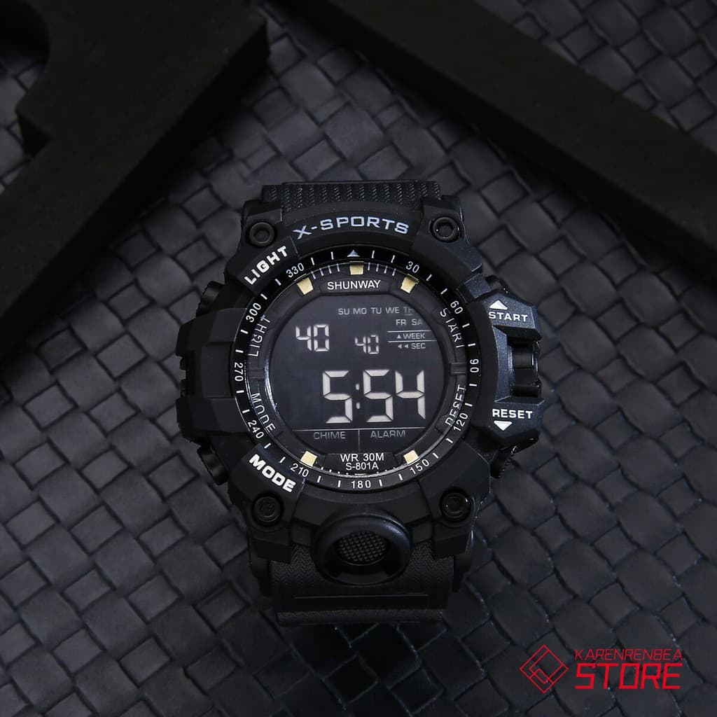 Shunway Relógios Masculinos Digital muitas cores estão disponíveis Esportivas Prova Da água de Originais  S-801A
