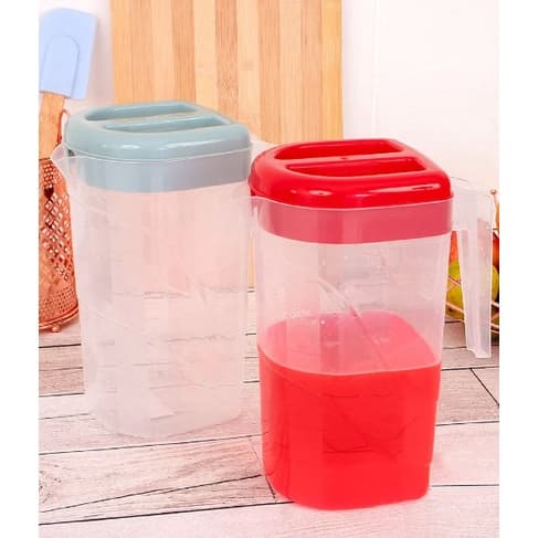Jarra De Suco 2 Litros Com Tampa Plastica Color , Jarra De Suco - Jaguar