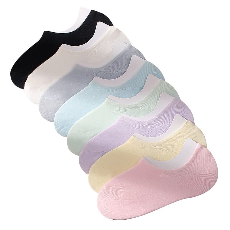 Datang meias D522 meias femininas finas boca rasa invisível meias Ped de cano baixo meias finas meias de Silicone
