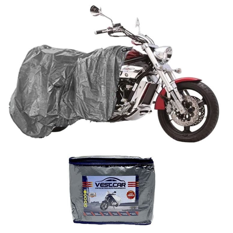 Capa Para Moto Proteção Raios UV Sol Chuva e Poeira 100% Impermeável - P - M - G