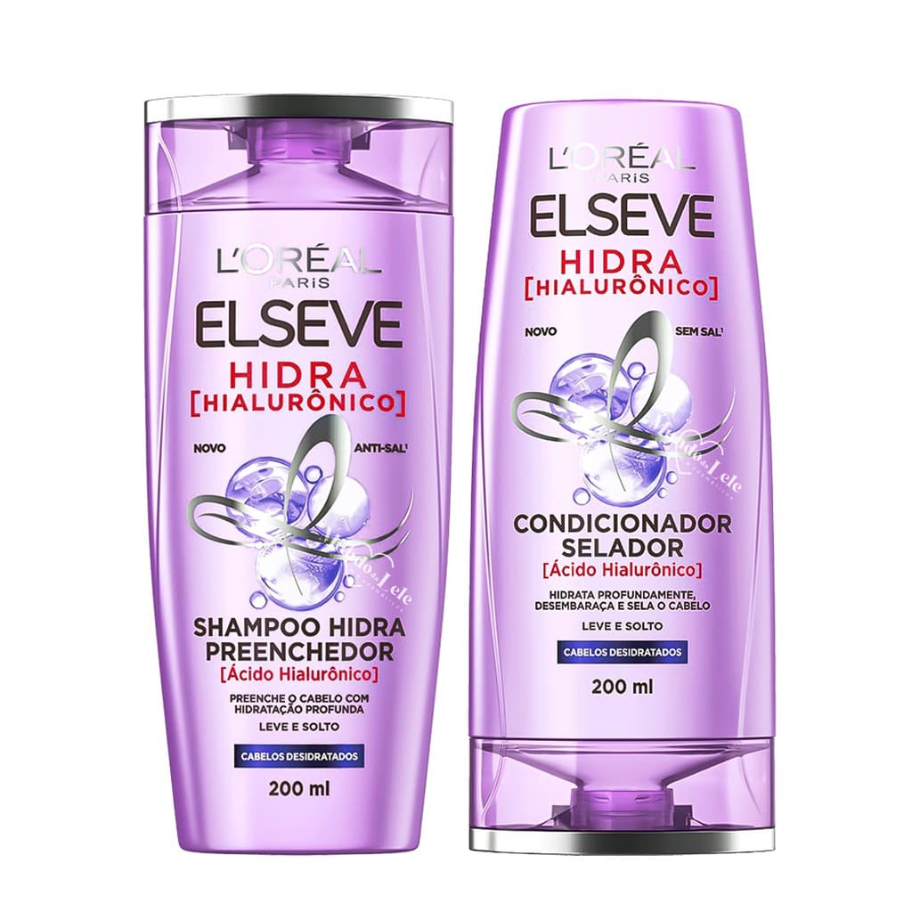 Kit Elseve Hidra Hialurônico Shampoo + Condicionador Loréal