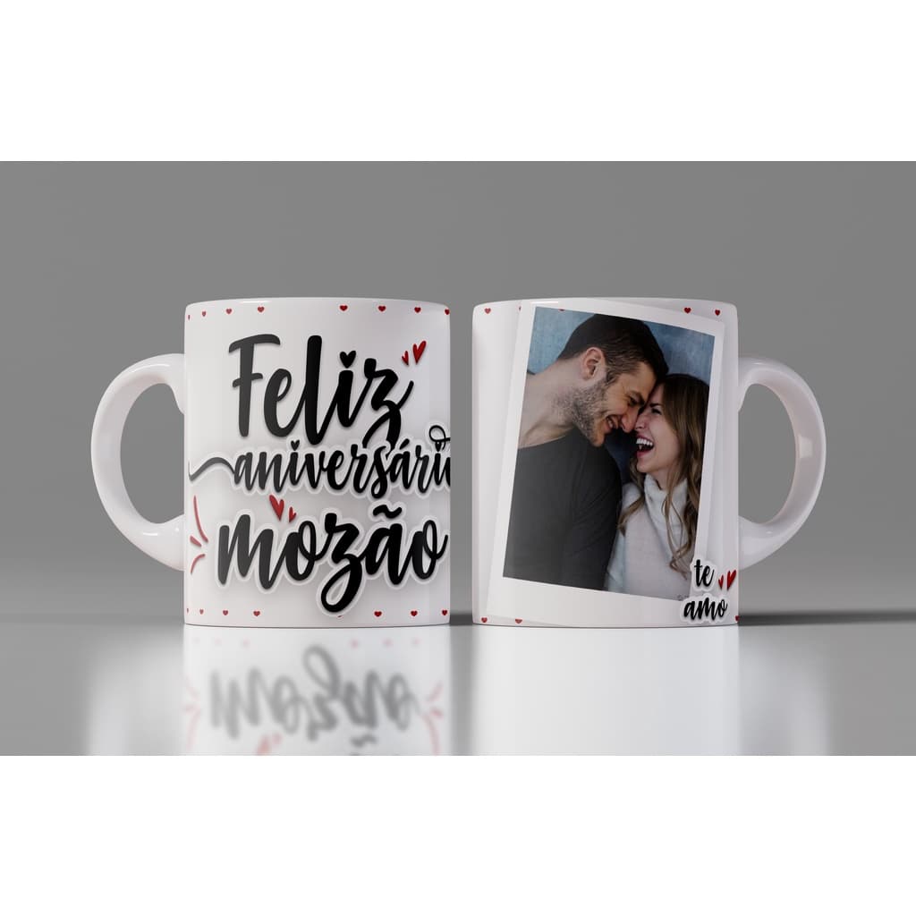 CANECA COM FOTO PERSONALIZADA - ANIVERSÁRIO