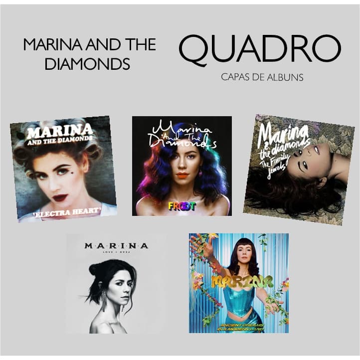 Quadro Decorativo Mdf Marina And The Diamonds Quadro Mdf 20x20
