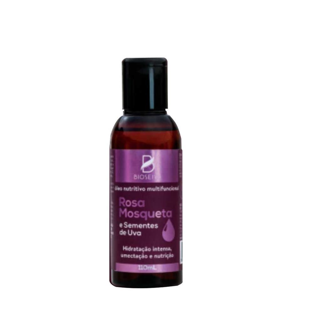 Óleo multifuncional CABELO E CORPO de Rosa e Mosqueta e Semente de Uva 110ml Bio Seiva