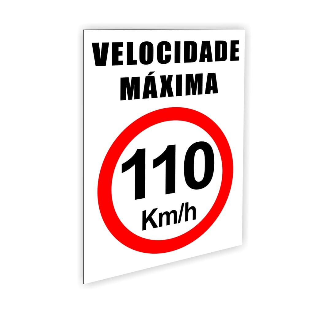 Ima Velocidade Maxima Controlada 110km/h Adesivo Magnético