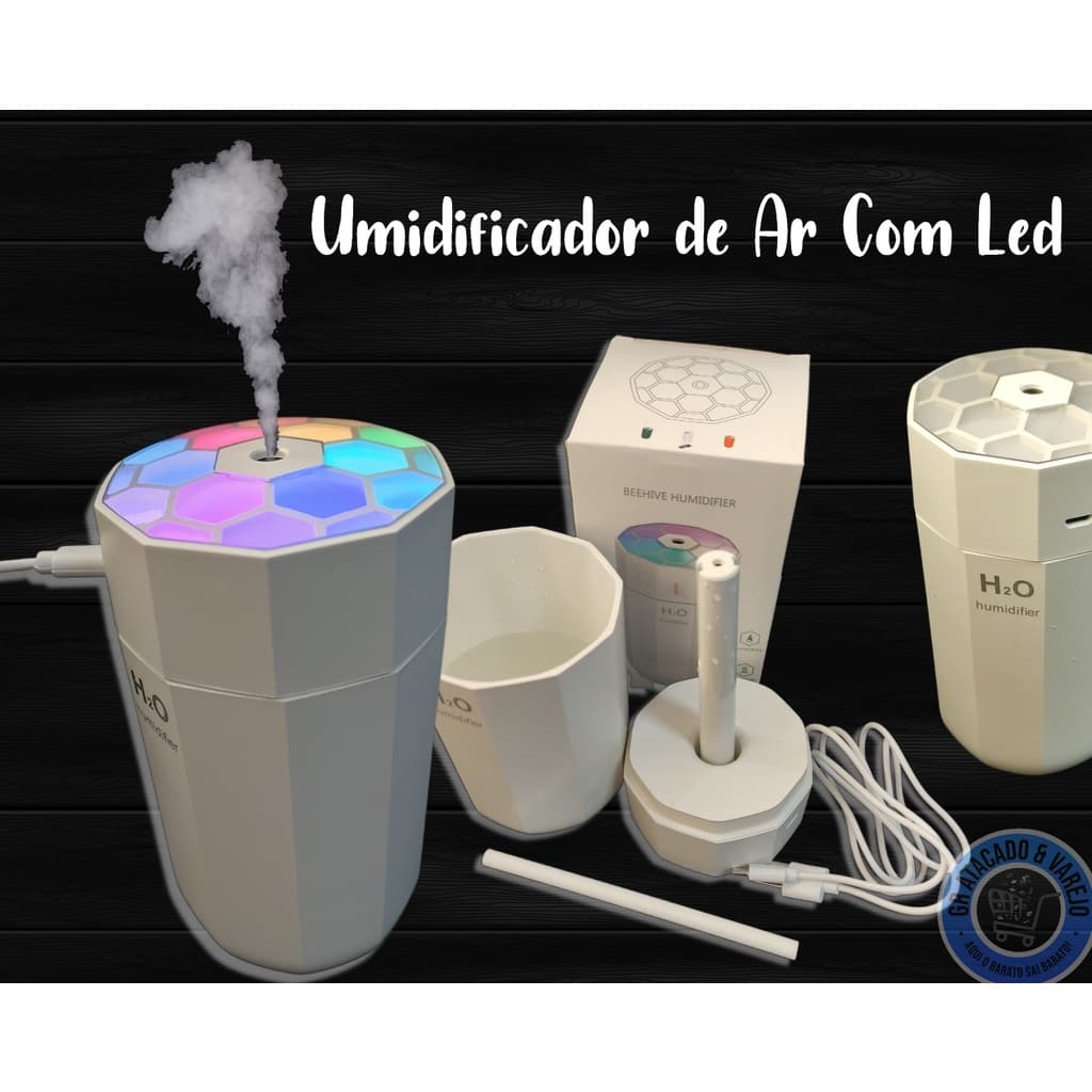 Umidificador de Ar Aromatizador de Ambientes 350 ML Promoção QUEIMA DE ESTOQUE