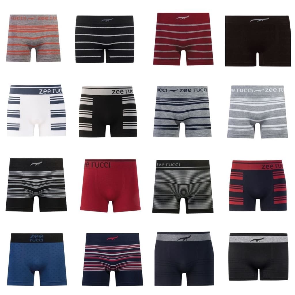Cueca Boxer Masculina Sem Costura Zee Rucci Conforto e Qualidade Premium P Á GG