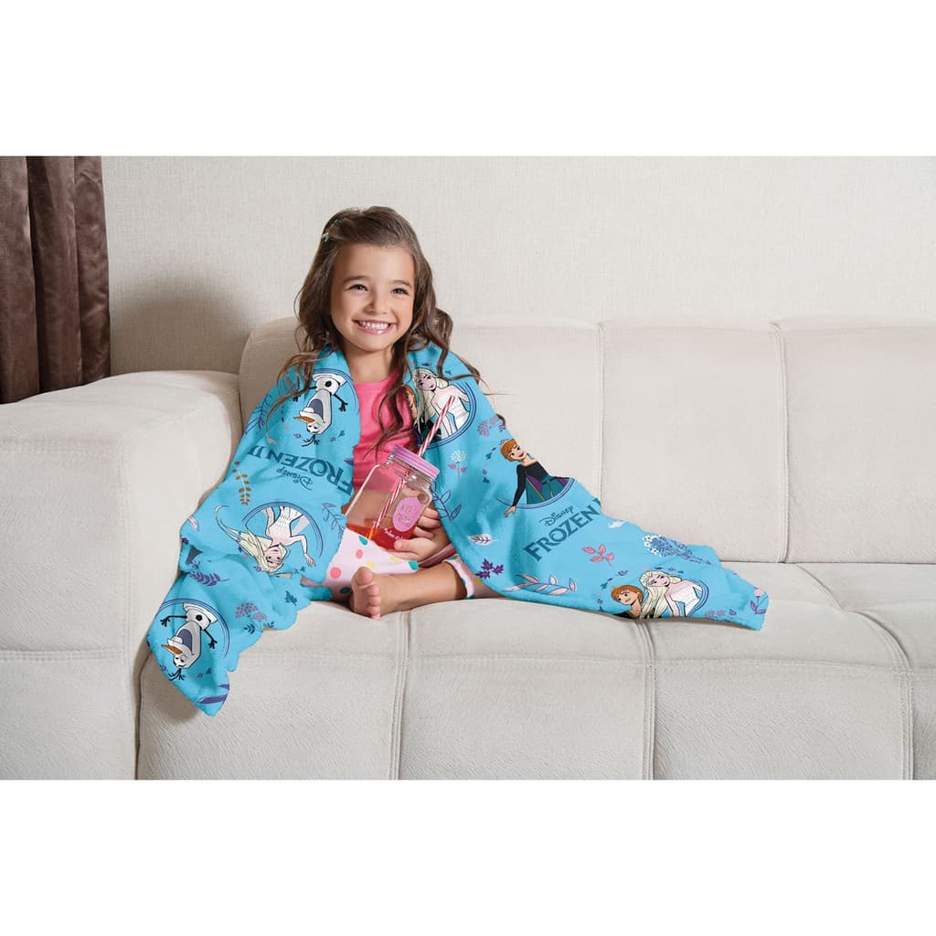 Manta Fleece de Sofá Frozen 2 Lepper 1,25x1,50