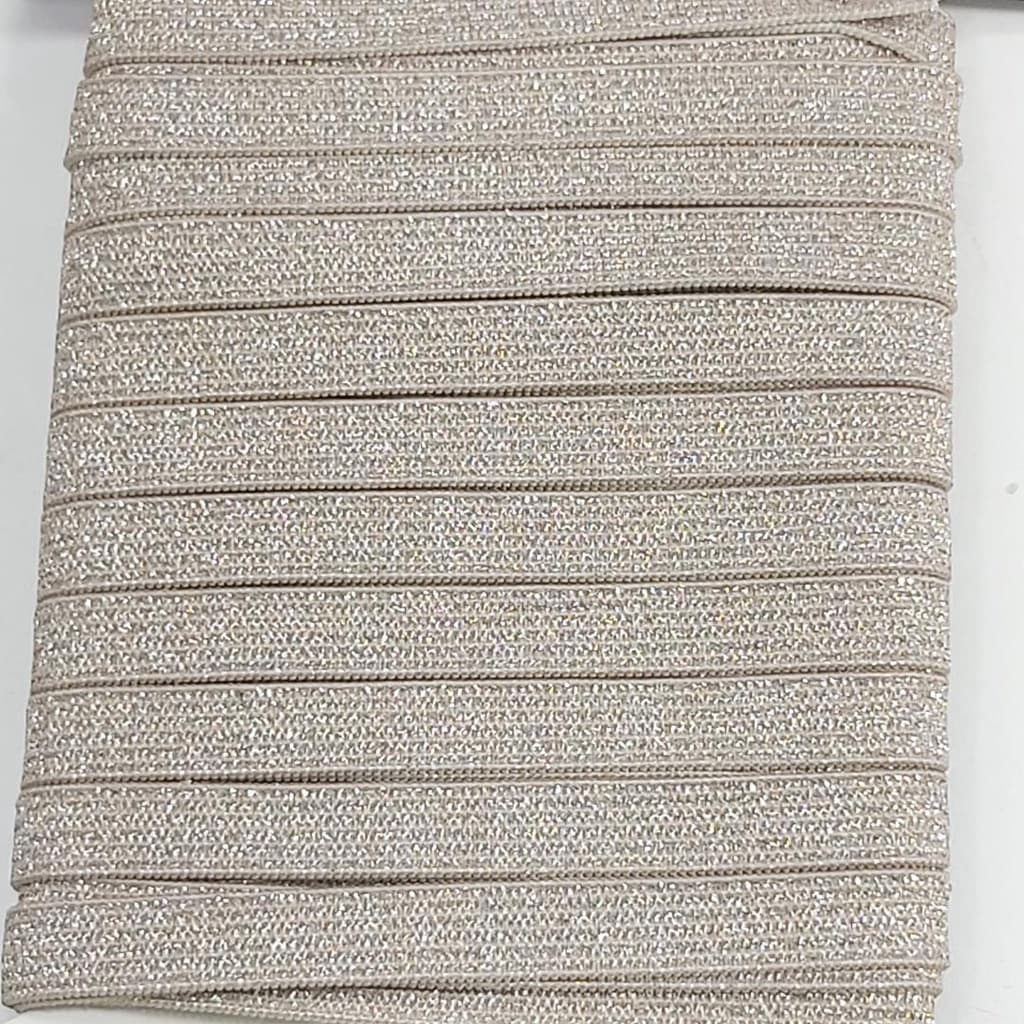Elástico Lurex Especial Brilho Encadernação 7mm Canela 3690 001 322A17