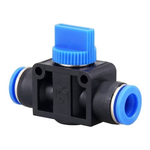 Válvula Pneumática De Bloqueio De Fluxo Registro Tubo 8mm