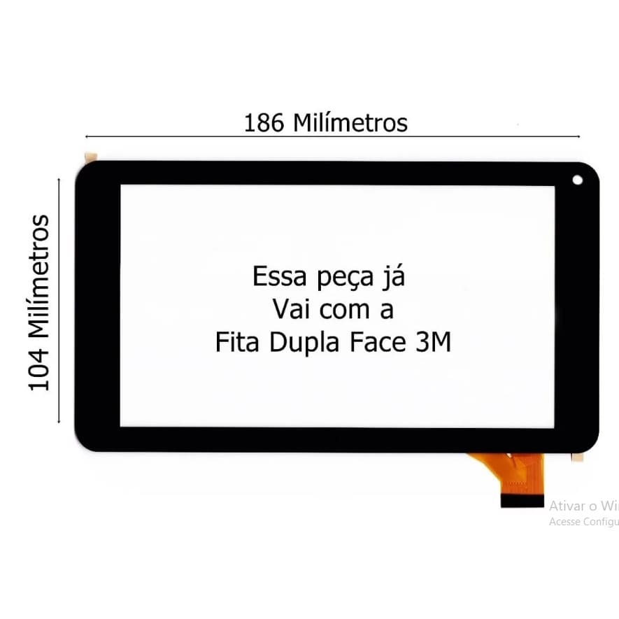 Tela Touch Tablet Hyundai Hdt-7433l Hdt 7443l 7433x  19