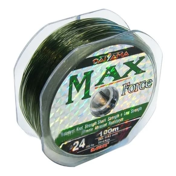 Linha Monofilamento Maruri Max Force 0,82mm 69kg 100m