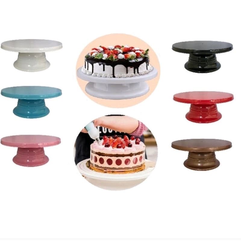 Boleira Bailarina P/ Confeitar Bolos -- Boleira Giratória 26cm - Suporte Para Bolo - Festa, Mesa, Decoração