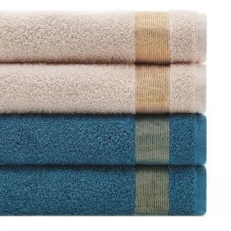 Kit 2 Toalha de Banho Gigante Grossa 160x81 560g 100% Algodão Alta Qualidade Tomie