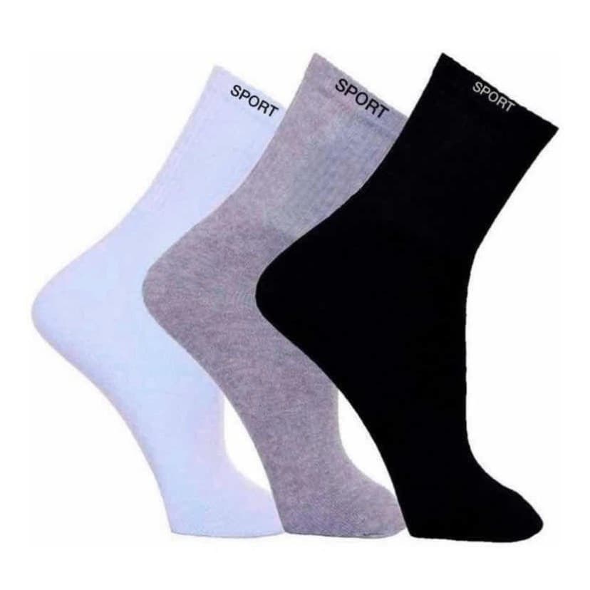 Duas cores de Homens e Mulheres meias esportivas  Oferta especial Kit 12 Pares Meia Cano Longo Alto Esportes Atacado Revenda Oferta fast shipping