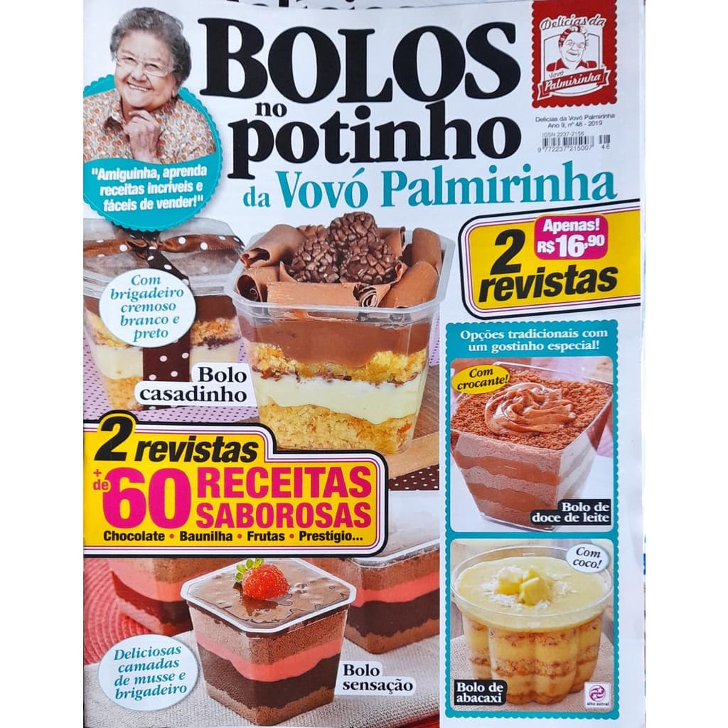 Revista Bolos no Potinho da Vovó Palimirinha Ano 8 Nº 48